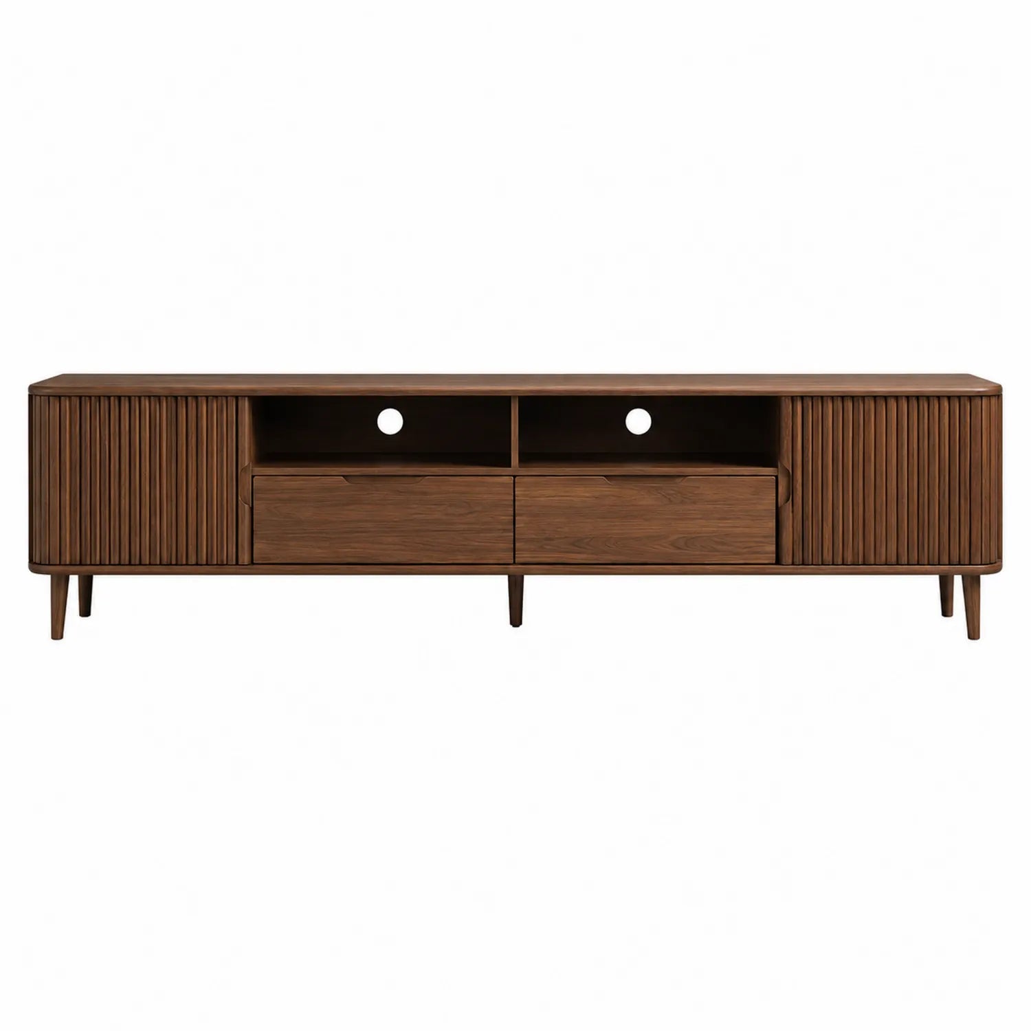 Mueble de TV de madera de nogal 180 cm